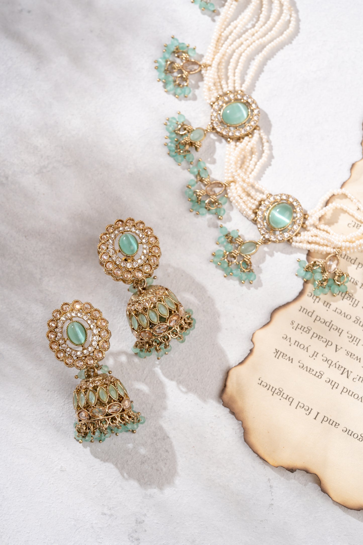 Vanaratna Gold Plated Kundan Necklace Set