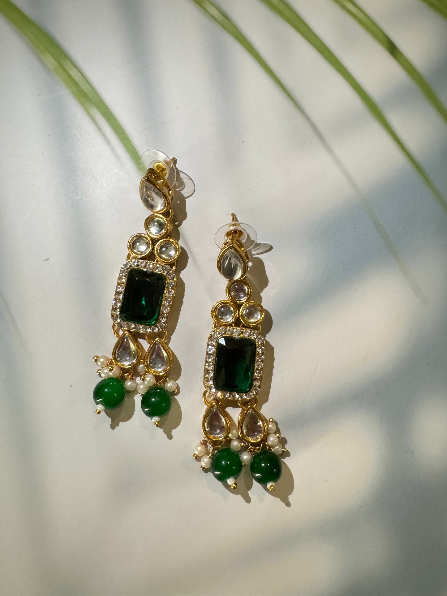 Sadaf Gold Plated Jadau Necklace Set